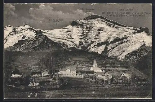 AK Chaillol, Vue générale, Col de la Pisse et le Tourrond