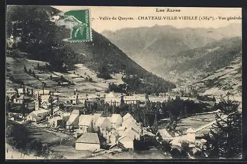 AK Château-Ville-Vieille, vue générale