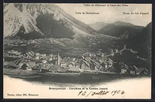 AK Briancon, Cervières et la Combe Izoard, Vallée du Blétonnet et Casse des Oules, Crête de Rochebrune