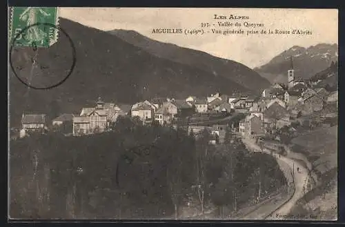 AK Aiguilles, vue générale prise de la route d'Abriés