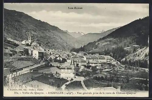 AK Aiguilles /Vallée du Queyras, Vue générale prise de la route de Château-Queyras