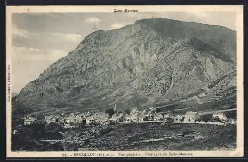 AK Remollon, Vue générale, Montagne de Saint-Maurice