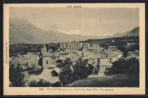 AK Guillestre, Route des Alpes d`Été, Vue générale