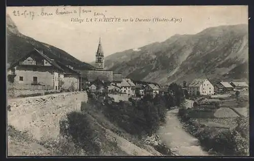 AK La Vachette, Village sur la Durance