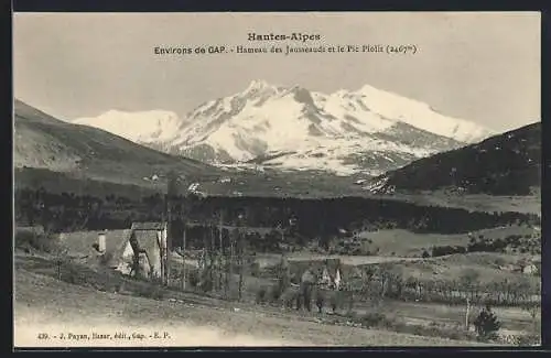 AK Gap /Hautes-Alpes, Hameau des Jausseauds et le Pic Piolit