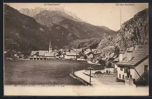 AK Névache, Vue générale, Le Chardonnet, Col des Rochilles