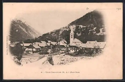 AK Ville Vallouise /Hautes-Alpes, Vue générale