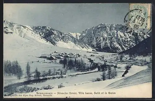 AK Névache /Briancon, Ville Basse, Sallé et le Guion