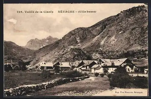 AK Névache, Vue générale