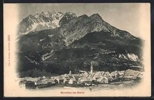 AK Monétier-les-Bains, Vue général