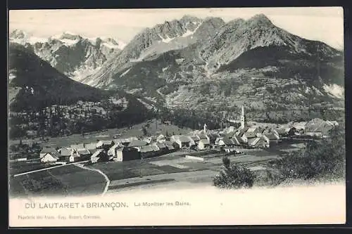 AK Monêtier-les-Bains, Panorama