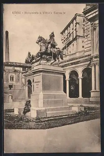 AK Udine, Monumento a Vittorio Emanuele