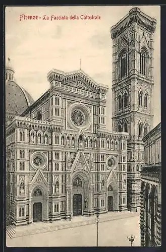 AK Firenze, La Facciata della Cattedrale