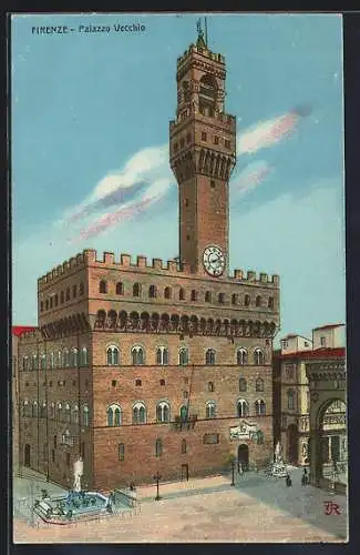 Künstler-AK Firenze, Palazzo Vecchio