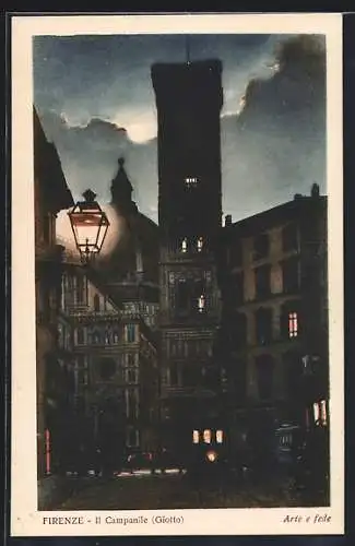 Künstler-AK Firenze, Il Campanile