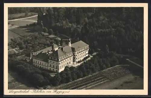 AK Langensteinbach, Bibelheim vom Flugzeug aus