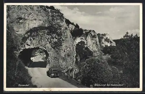 AK Gutenstein, Donautal, Felstunnel bei Gutenstein