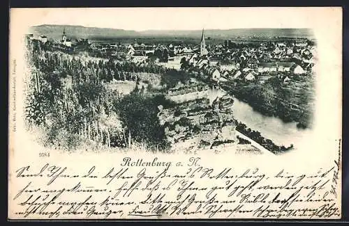 AK Rottenburg / Neckar, Panorama