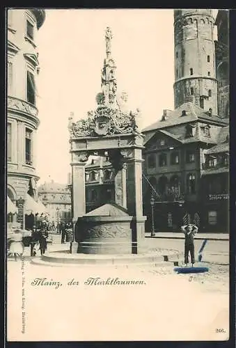 AK Mainz, Der Marktbrunnen