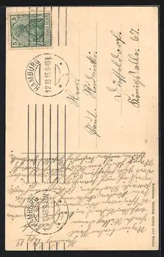 AK Hamburg-Neustadt, Portal der Michaeliskirche