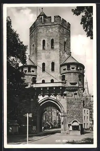 AK Köln, Blick auf die Severinstorburg