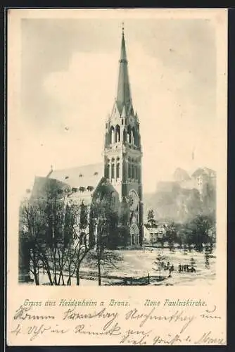 AK Heidenheim a. Brenz, Neue Pauluskirche