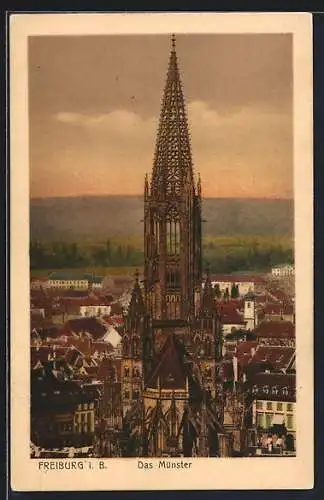 AK Freiburg i. B., Blick auf das Münster