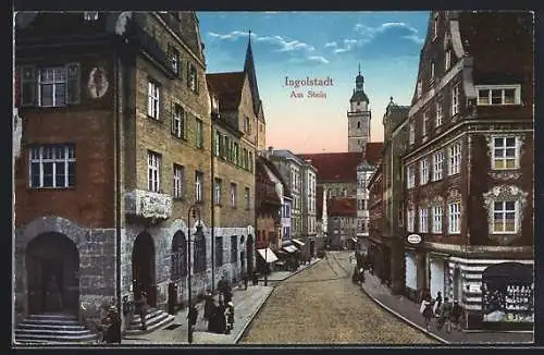 AK Ingolstadt, Strasse Am Stein, Kaufhaus Kempter