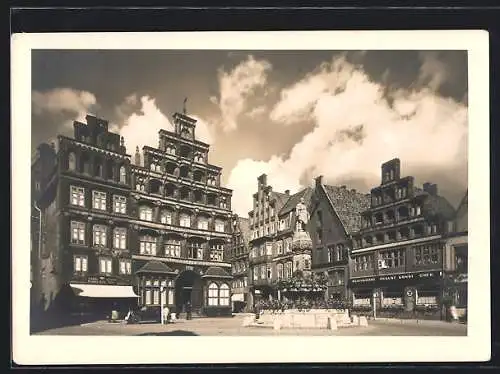 AK Lüneburg, Giebelhäuser Am Sande