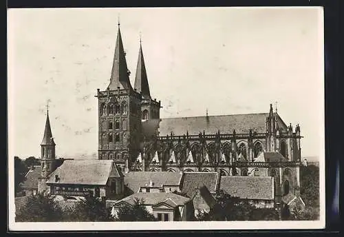 AK Xanten, Der Victorsdom, Blick von Süden