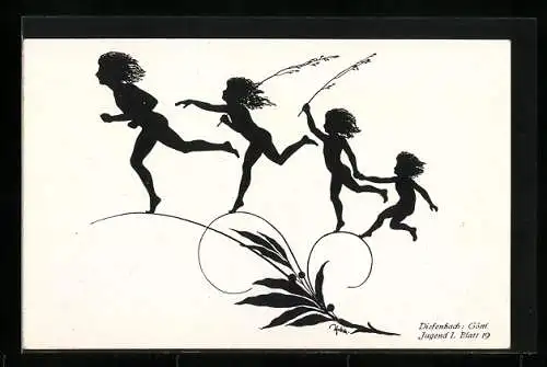 Künstler-AK Diefenbach: Göttl. Jugend 1