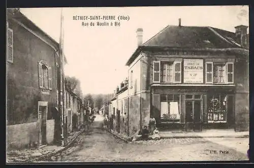 AK Béthisy-Saint-Pierre /Oise, Rue du Moulin à Blé, Strassenpartie