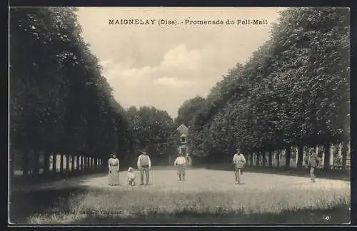 AK Maignelay /Oise, Promenade du Pall-Mail