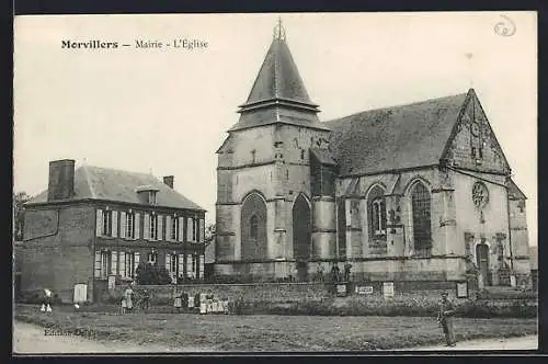 AK Morvillers, Mairie et l`Église