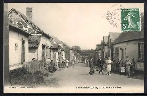 AK Laboissière /Oise, La rue d`en bas