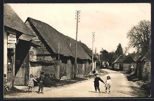 AK Thieux /Oise, Rue de l`Eglise