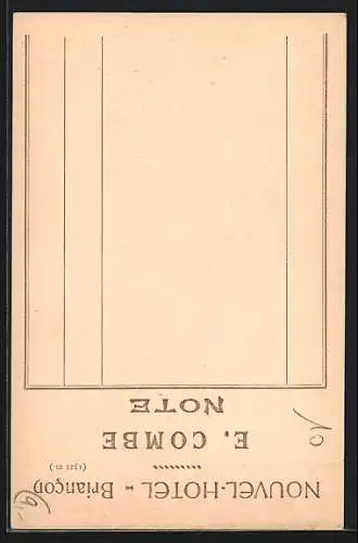 AK Briancon, Nouvel-Hotel, E. Combe
