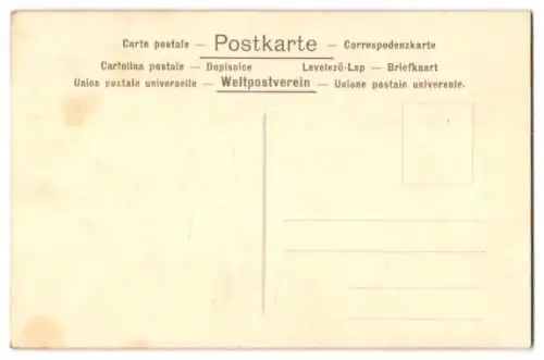 Papierkunst-AK Grusskarte mit Rosa Rosen und Vergissmeinnicht