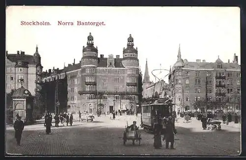 AK Stockholm, Norra Bantorget, Strassenbahn