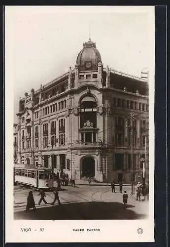 AK Vigo, Banco Pastor, Strassenbahn