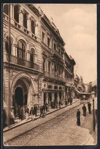 AK S. Paulo, Rua 15 de Novembro, Strassenbahn