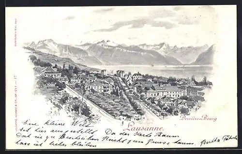 Lithographie Lausanne, Derrière-Bourg