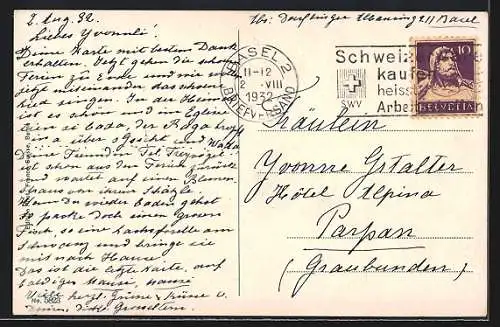 AK Basel, Partie am Spalengraben