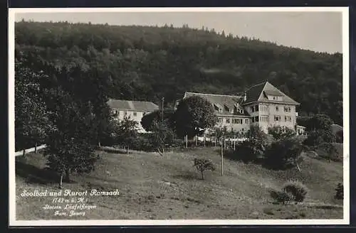 AK Läufelfingen, Das Soolbad und Kurhaus Ramsach der Fam. Jenny