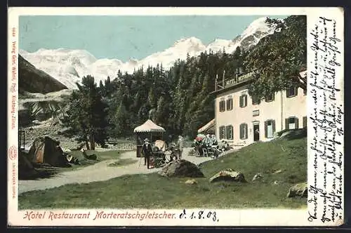 AK Morteratschgletscher, Hotel Restaurant Morteratschgletscher