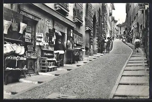 AK Lugano, Via Cattedrale, Strassenpartie