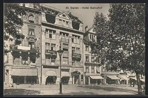 AK St. Gallen, Hotel Gallushof und Löwen-Apotheke