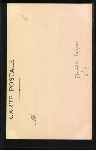 Künstler-AK sign. Popper: Paar auf einer Bank trinkt Champagner und kommt sich näher, Biedermeier