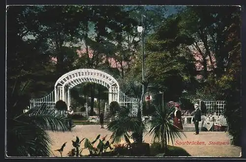 AK Saarbrücken, Partie im Stadtpark