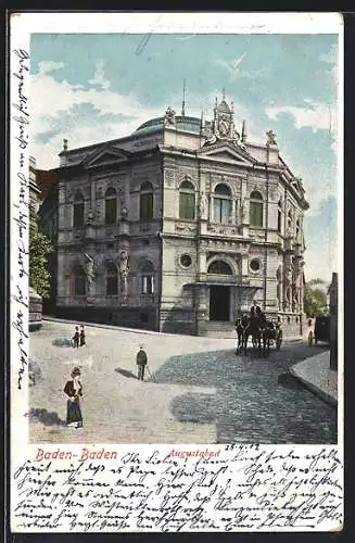 AK Baden-Baden, Blick auf Augustabad